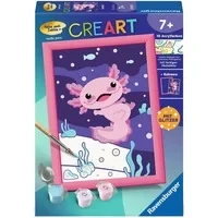 Abbildung von Ravensburger Malen nach Zahlen CreArt, Axolotl, Made in Europe