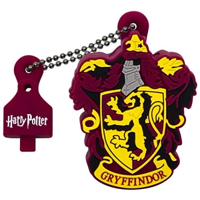 Abbildung von Emtec Lizenzserie Harry Potter 16GB USB Stick 2.0, Gryffindor, Material aus weichem Gummi