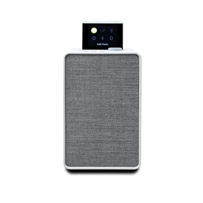 Abbildung von Pure Evoke Spot kompaktes Musiksystem (DAB+/UKW Radio, Internetradio, Podcasts, Spotify Connect, Bluetooth, klappbares Farbdisplay) Cotton Weiß