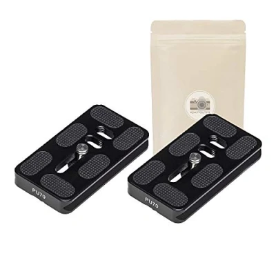 Abbildung von x2 PU 70 Arca Swiss Sohle 70mm PU70 QR70 Schnellregal DB QR60 Benro Gitzo Induro B0 B1 B2 J1 N1 Ankunftsschwanz Flache Adaptive französische Marke