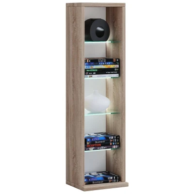 Abbildung von VCM Standregal Holz CD DVD Stand Aufbewahrung Deko Regal Rasato, 1 tlg.