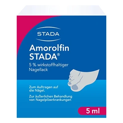 Abbildung von Amorolfin STADA 5% wirkstoffhaltiger Nagellack bei Nagelpilz 5 ml