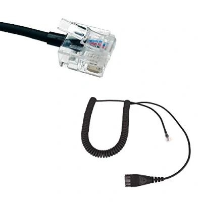 Abbildung von GEQUDIO RJ Kabel einzeln kompatibel mit Unify OpenStage 30 40 60 80 OpenScape Telefon