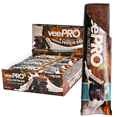 Abbildung von ProFuel veePRO Protein Riegel Double Chocolate Brownie 12x74 g