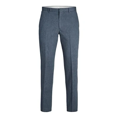 Abbildung von Jack &amp; Jones Jprriviera SLIM FIT Stoffhose, Herren, Größe: 52, Navy blazer