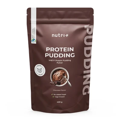 Abbildung von nutri+ Protein Pudding Pulver Vegan Chocolate 400 g