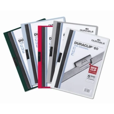 Abbildung von 25 x Durable Klemmmappe Duraclip Original 60 bis Blatt A4 sortiert
