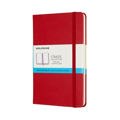 Abbildung von Notizbuch Moleskine Classic M Gepunktet Rot 1 Stk.