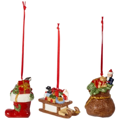 Abbildung von Villeroy &amp; Boch Nostalgic Ornaments Ornamente Geschenke 3tlg.