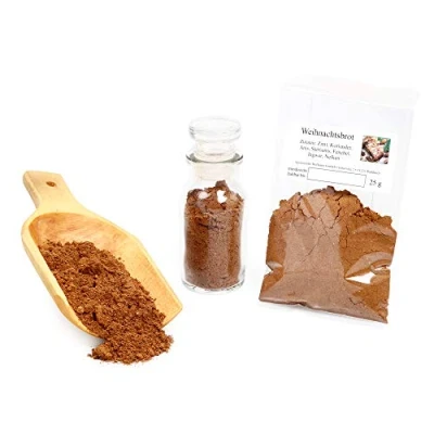 Abbildung von Weihnachtsbrot Backmischung, Brotgewürz, Backgewürz, Brotmischung Backzutaten, glutenfrei, 25g