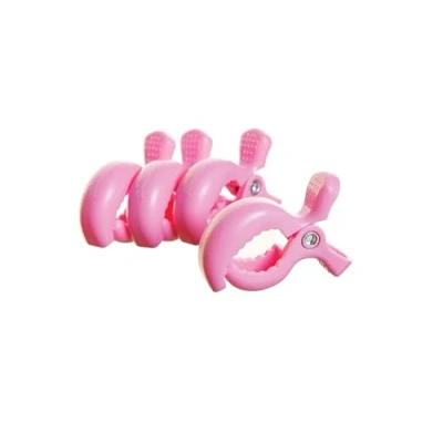 Abbildung von Dreambaby Kinderwagen Clips (Pink, 4 Stück)
