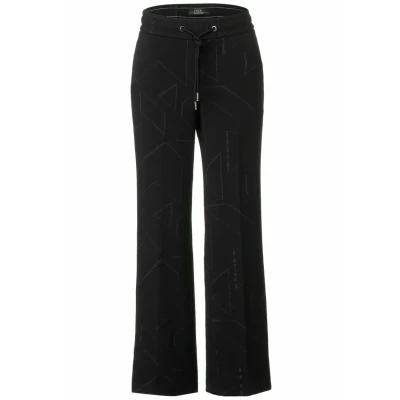 Abbildung von Cecil Culotte Jogginghose, Damen, Größe: XLx30, Schwarz