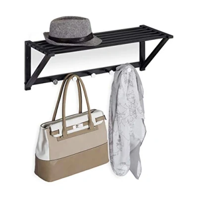 Abbildung von relaxdays Wandgarderobe mit Ablage