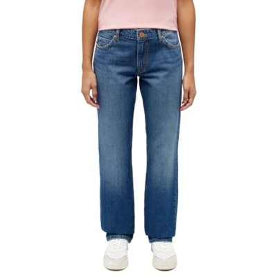 Abbildung von MUSTANG Damen Style Crosby Relaxed Straight Jeans, Mittelblau, 28W / 30L EU