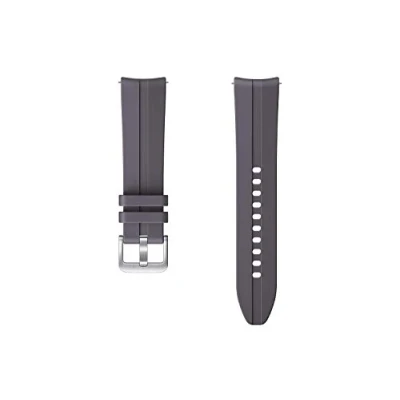 Abbildung von Original Sport Band Grau für die Samsung Galaxy Watch Active 2 / 3 41mm Armband Silikon