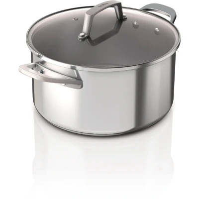 Abbildung von NINJA Kochtopf &quot;Ninja Suppentopf aus Edelstahl C602DE&quot;, Edelstahl, (1 tlg.), mit Aluminiumbeschichtung für gleichmäßiges Erhitzen