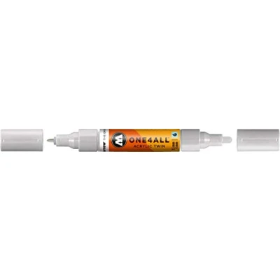 Abbildung von Molotow Permanentmarker One4All Acrylic Twin nachfüllbar 1,5 und 4mm g
