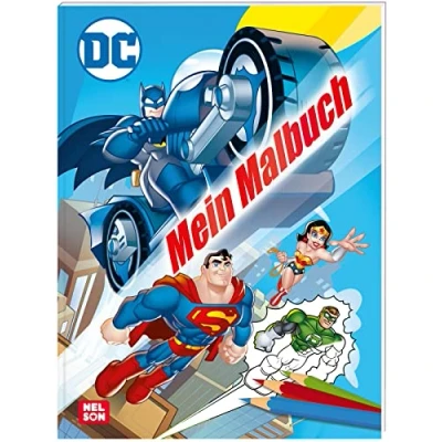 Abbildung von DC Superhelden: Mein Malbuch: Coole Ausmalbilder der Justice League (ab 4 Jahren) (DC Universum)