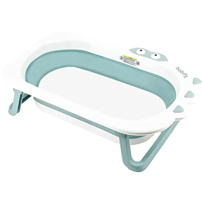 Abbildung von Star Ibaby Babify Shower klappbare Baby Badewanne, faltbare Babywanne, schadstofffreie Badeschüssel für Neugeborene, leichte Reisewanne ohne Kissen, rutschfeste Füße sicheren Stand