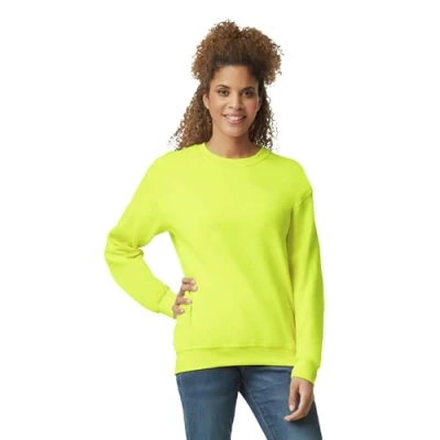 Abbildung von Gildan Herren Fleece Crewneck, Style G18000 Sweatshirt, Grün (Safety Green), X Large