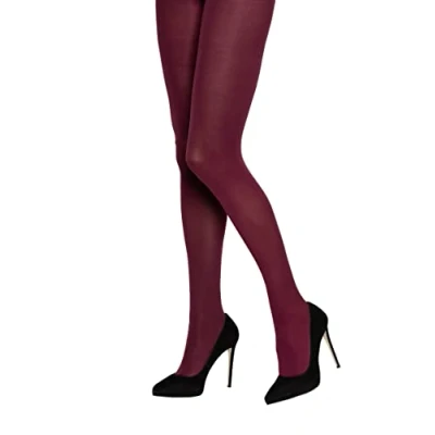 Abbildung von Charnos Damen, Blickdicht, 60 Denier, Aubergine, Größe M Strumpfhose, 38