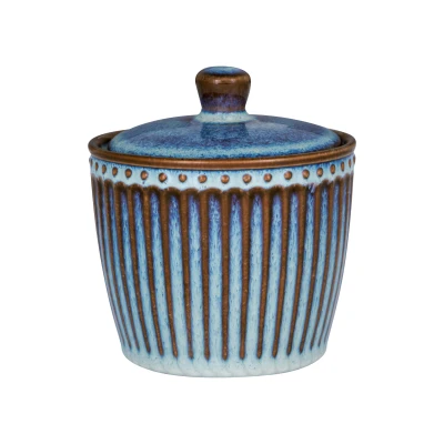 Abbildung von Greengate Alice Zuckerdose oyster blue 10cm