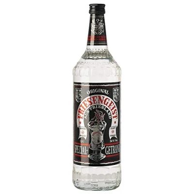 Abbildung von Friesengeist Kornbrand 1000ml in Holzfässern gelagert aromatischer Geschmack nach ostfriesischem Originalrezept hergestellt 1l (1er Pack)