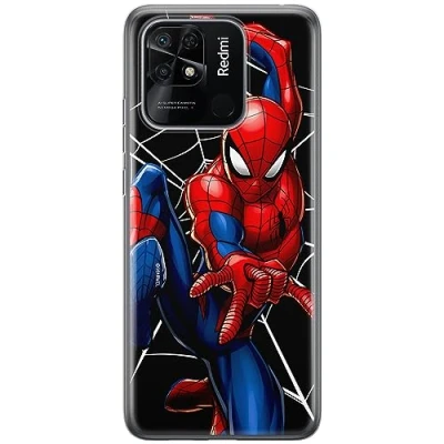 Abbildung von ERT GROUP Handyhülle für Xiaomi REDMI 10C Original und offiziell Lizenziertes Marvel Muster Spider Man 039 optimal an die Form des Handy angepasst, hülle aus TPU