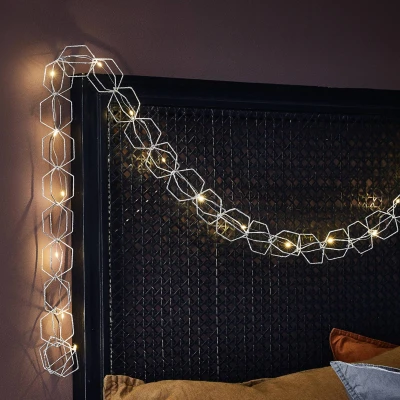 Abbildung von LED Lichterkette Serve, 20 flammig, silber