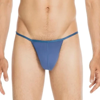 Abbildung von HOM Herren Basic G String &#039;Plume&#039; Midblue XL