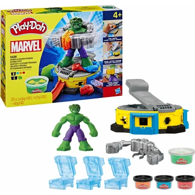 Abbildung von Hasbro Knete Play Doh, Marvel Hulk Quetsch &amp; Schmetterspaß