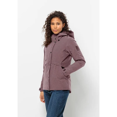 Abbildung von Jack Wolfskin Snowy Outdoorjacke, Damen, Größe: Large, Boysenberry