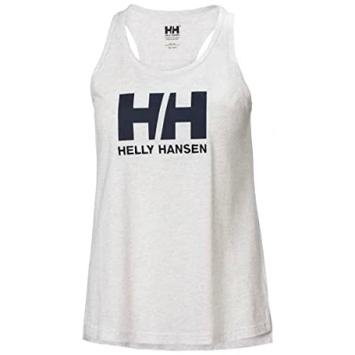 Abbildung von Helly Hansen Logo Singlet T Shirt 823 Nimbus Cloud Melange XS