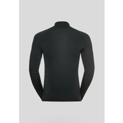 Abbildung von odlo Performance WARM Turtle NECK HALF Unterhemd/shirt blacknew graphite grey, Herren, Größe: 54/56, Black new grey