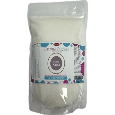 Abbildung von Premium Farbzucker 500 g Aromazucker für Zuckerwatte Bunt Zuckerwattezucker (500 g, Kokosnuss)