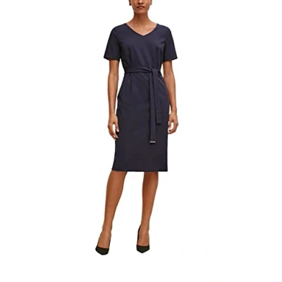 Abbildung von comma Freizeitkleid, Damen, Größe: 36, Navy