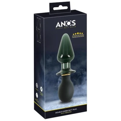 Abbildung von Vibro Analplug „Double ended Butt Plug with Vibration“, beidseitig verwendbar