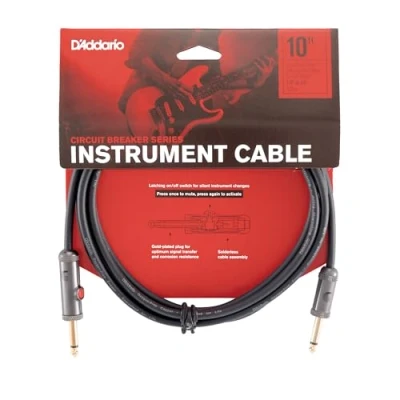 Abbildung von D &#039;Addario pw agl 10 ft LS Instrument Kabel mit Latching geben, Schalter/Stecker gerade