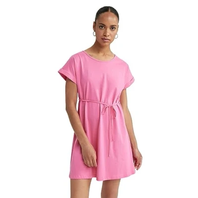Abbildung von DeFacto Women&#039;s B0655AX Casual Dress, PINK, Small