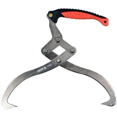 Abbildung von Yato YT 79904, Log tongs, Karbonstahl, Polyvinylchlorid (PVC), Rot, Schwarz, Edelstahl, 300 mm, 450 mm