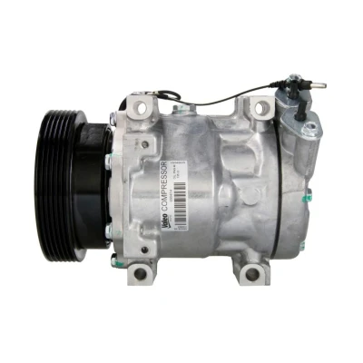 Abbildung von VALEO 699414 Kompressor 7V16 12 PAG 46 R 134a mit Kompressoröl NEW ORIGINAL PART DACIA: Sandero I, Duster SUV, Logan I MCV