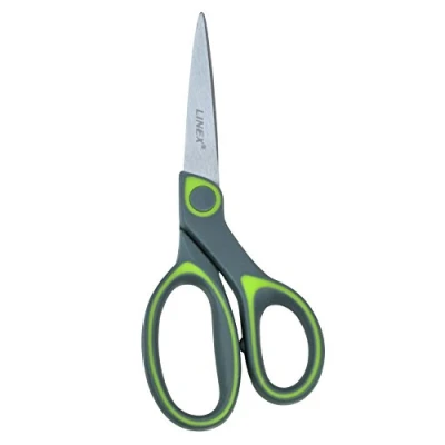 Abbildung von Linex Universal Schere 17,5 cm, rostefeier Edeltahl, grau grün