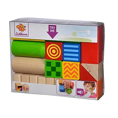 Abbildung von Eichhorn Spielbausteine Baby Fühl und Klangbausteine, (20 St), Made in Germany, FSC® schützt Wald weltweit