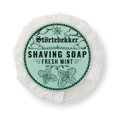 Abbildung von Störtebekker Rasierseife Fresh Mint für ergiebigen Rasierschaum Handgefertigt, 1 tlg.