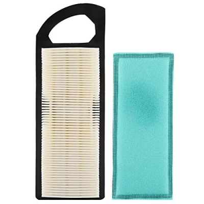 Abbildung von Luftfilter, Luftfilter für Briggs Stratton 697153 698083 795115 653202 695547 697014 14 17,5 PS Premium Dauerhafter Ersatzluftfilter passend OHV/AVS