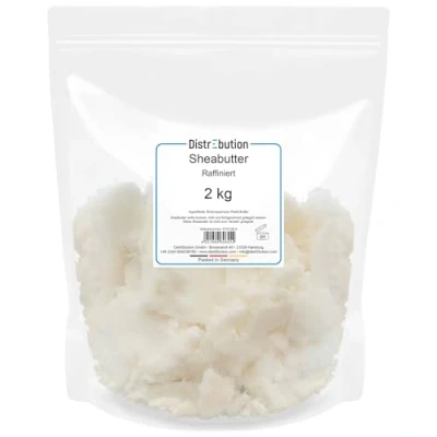 Abbildung von Sheabutter Bio Raffiniert 2kg Shea Butter Vegan 100% Natürlich Kosmetik