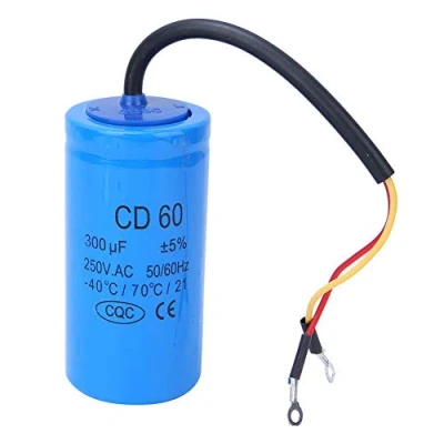 Abbildung von CD60 250V Motorkondensator, 300uf Schaltkondensator Haushaltsger?te Zubeh?r, Kondensator f¨¹r elektronische Komponenten