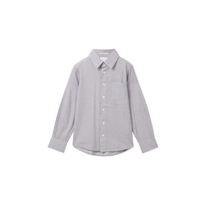 Abbildung von TOM Tailor Gestreiftes Hemd für Kinder, Größe: 116/122, Shiny royal blue thin stripe