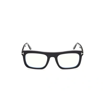 Abbildung von Tom Ford Brillen FT 5757 B BLUE BLOCK SHINY BLACK/BLUE FILTER 52/22/145 Unisex
