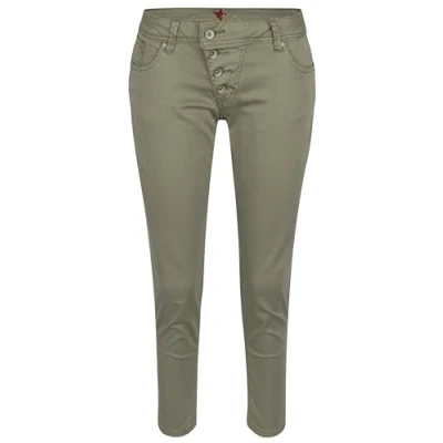 Abbildung von BUENA VISTA Stretch Jeans MALIBU 7/8 aloe 2304 B5122 4003.7143 Twill